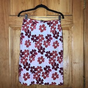 Banana Republic Floral Pencil Skirt Sz. 2